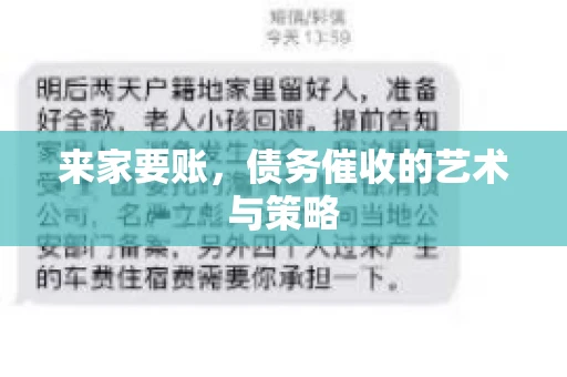 来家要账，债务催收的艺术与策略