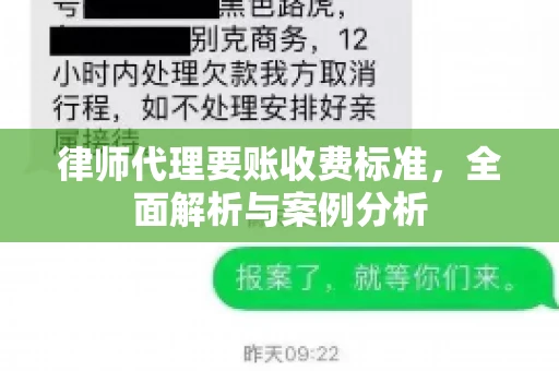 律师代理要账收费标准，全面解析与案例分析