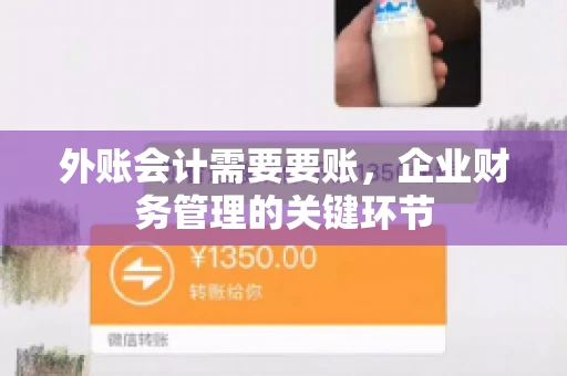 外账会计需要要账，企业财务管理的关键环节