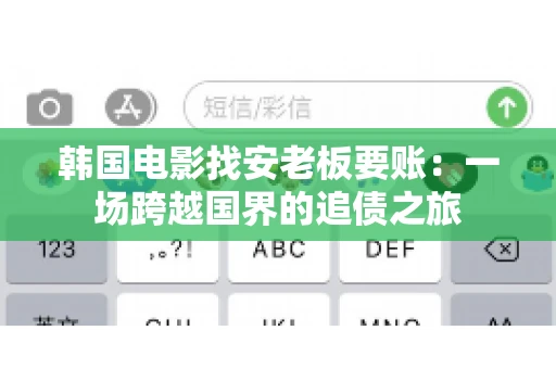 韩国电影找安老板要账：一场跨越国界的追债之旅