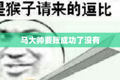 马大帅要账成功了没有