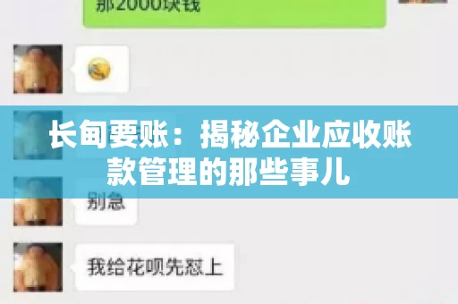 长甸要账：揭秘企业应收账款管理的那些事儿