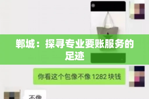 郸城:探寻专业要账服务的足迹 郸城:探寻专业要账服务的足迹