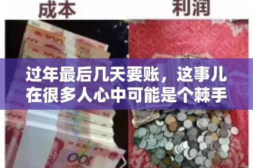 过年最后几天要账，这事儿在很多人心中可能是个棘手的问题。毕竟，春节临近，家家户户都在忙着准备团圆饭，谁也不想在这个时候被债务问题打扰。但现实是，有些账务问题不得不在这个时候解决。今天，我就来和大家聊聊这个话题，希望能给大家带来一些帮助。
