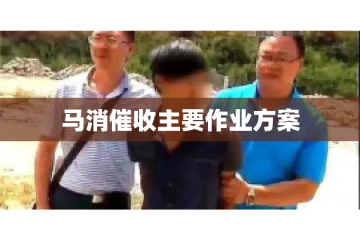 马消催收主要作业方案