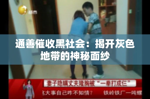 通善催收黑社会：揭开灰色地带的神秘面纱