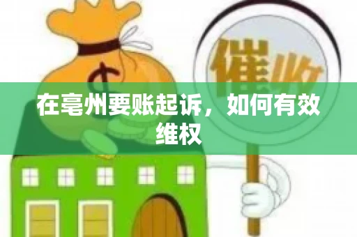 在亳州要账起诉，如何有效维权