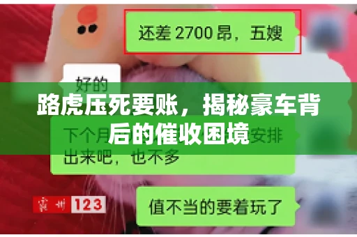 路虎压死要账，揭秘豪车背后的催收困境